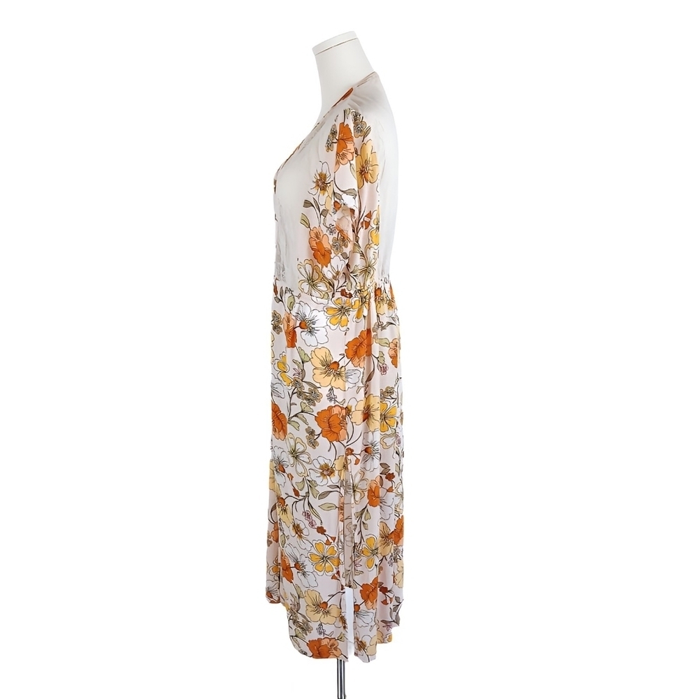 Liberty Love Sheer Lace Floral Kimono Duster M - Picture 2 of 9
